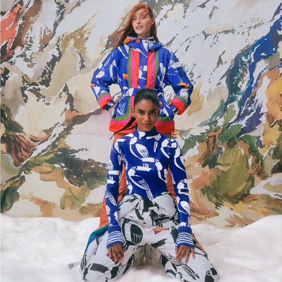 FARM Rio Jackets & Blazers - Farm Rio Blue Toucans Ski Jacket.New without tag